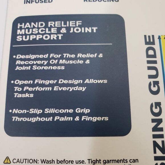 NIB Copper Fit Back Support & Compression Gloves Bundle S/M - Picture 13 of 16